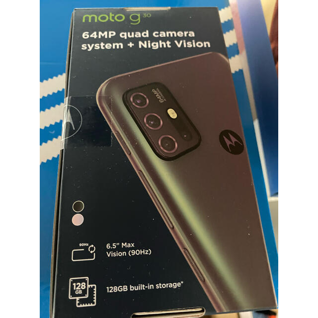 モトローラ　moto g30 新品未開封品　ダークパール