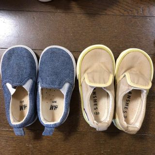 ブランシェス(Branshes)のスリッポン　スニーカー　13cm 一足　H&M ブランシェス(スニーカー)