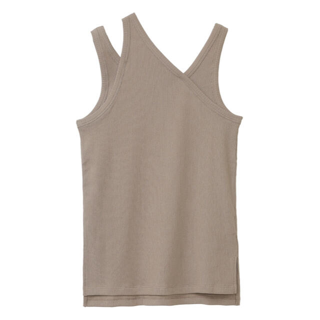 CLANE クラネ　ONE SHOULDER LAYERD TANK TOPS