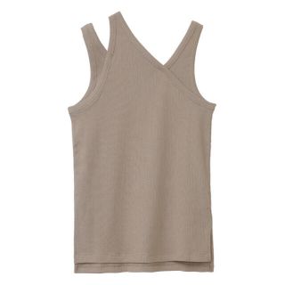 CLANE クラネ　ONE SHOULDER LAYERD TANK TOPS(タンクトップ)