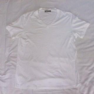 ジレッリブルーニ(GIRELLI BRUNI)のGIRELLI BRUNI Tシャツ ４６ Vネック カットソー 白(Tシャツ/カットソー(半袖/袖なし))