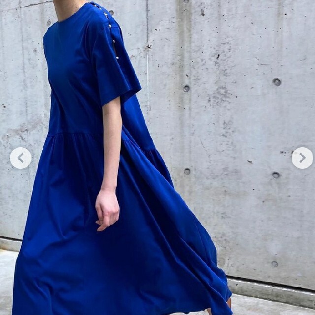 LE CIEL BLEU(ルシェルブルー)のルシェルブルー★完売★Pearl Detail Jersey Dress レディースのワンピース(ロングワンピース/マキシワンピース)の商品写真