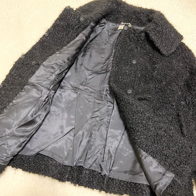 Harrods(ハロッズ)のハロッズ モヘヤブレンド ウールピリング リボンコート レディースのジャケット/アウター(トレンチコート)の商品写真