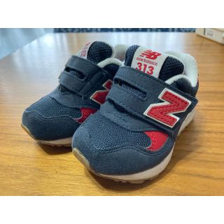 ニューバランス(New Balance)のused kids 13cm newbalance ニューバランス　紺×赤(スニーカー)