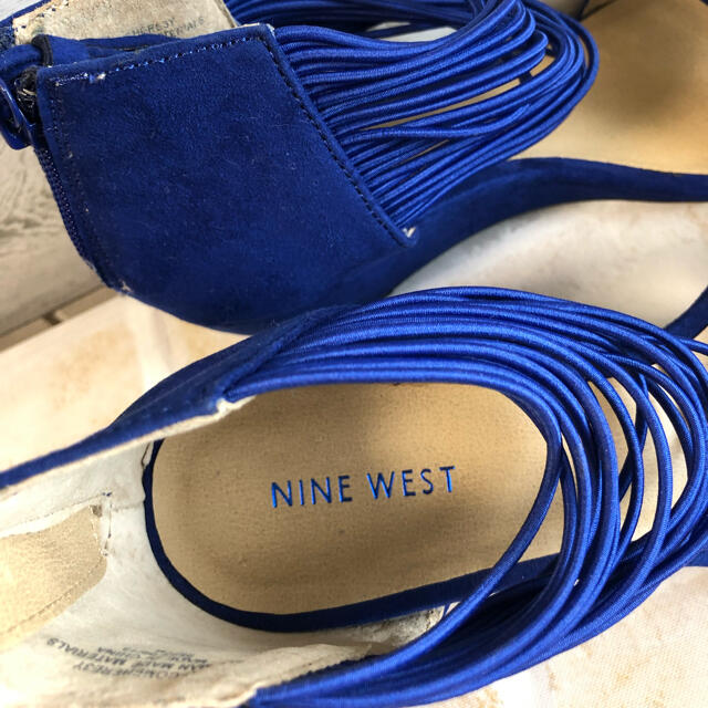 NINE WEST(ナインウエスト)のNINE WEST ブルー　サンダル レディースの靴/シューズ(サンダル)の商品写真