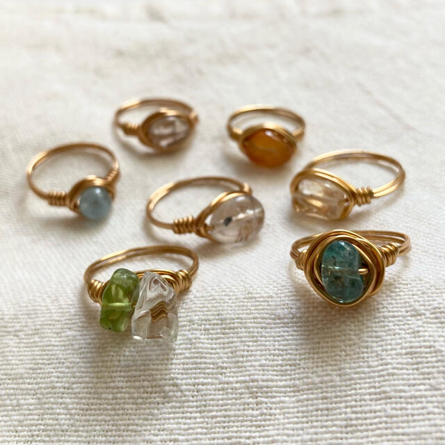 淡水パール　天然石リング　オジュール ete agete レディースのアクセサリー(リング(指輪))の商品写真