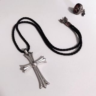 クロムハーツ(Chrome Hearts)のクロムハーツ(Chrome Hearts) ラージクロス おまけ付(ネックレス)