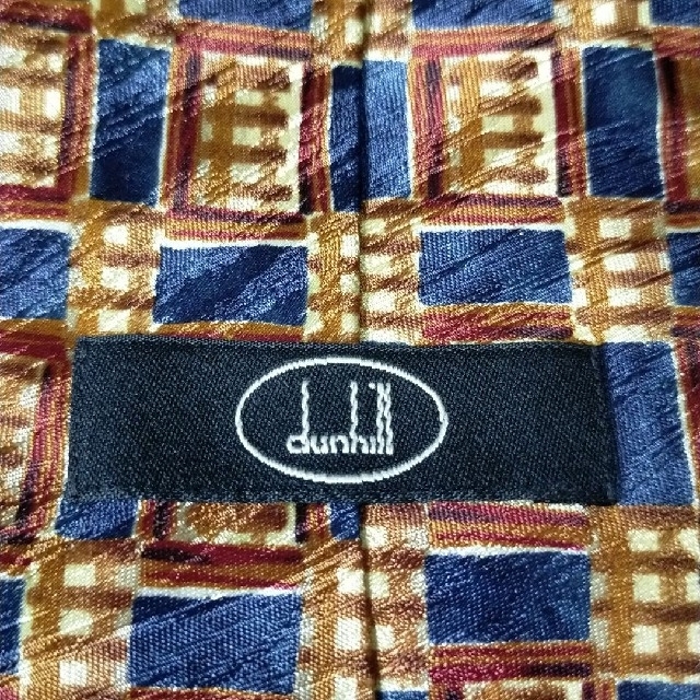 Dunhill(ダンヒル)のダンヒル　ネクタイ　格子　美品 メンズのファッション小物(ネクタイ)の商品写真