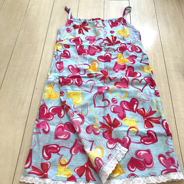 オンナノコ★浴衣★甚平 キッズ/ベビー/マタニティのキッズ服女の子用(90cm~)(甚平/浴衣)の商品写真