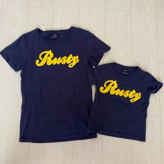 ラスティ(RUSTY)のラスティ　RUSTY  Tシャツ　半袖　親子ペアセット　お揃いコーデ　(Tシャツ/カットソー)