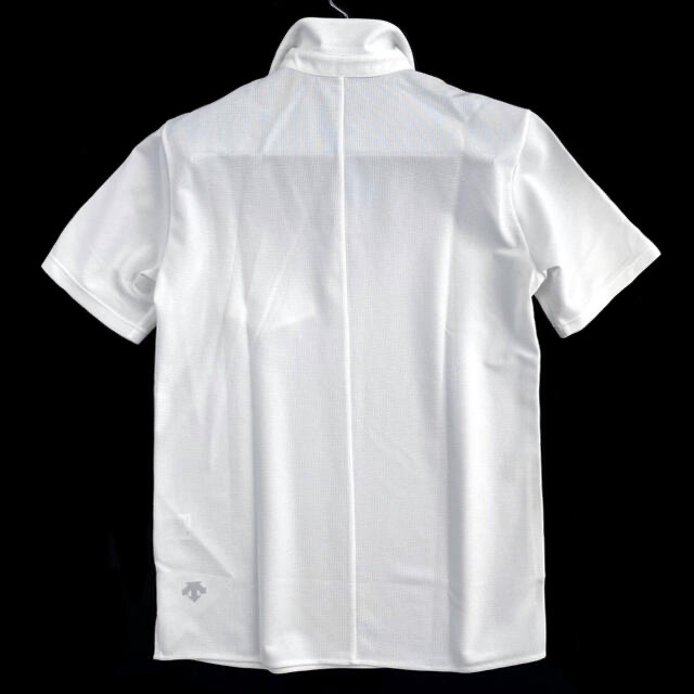 DESCENTE(デサント)の【新品タグ付き】デサント　半袖ポロシャツ　ホワイト　胸ポケットあり メンズのトップス(ポロシャツ)の商品写真