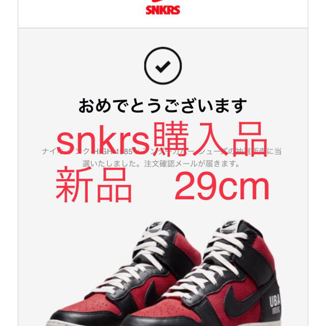 nike undercover dunk 29センチ ナイキ