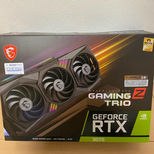 MSI RTX3070 GAMING Z TRIO(保証有り)