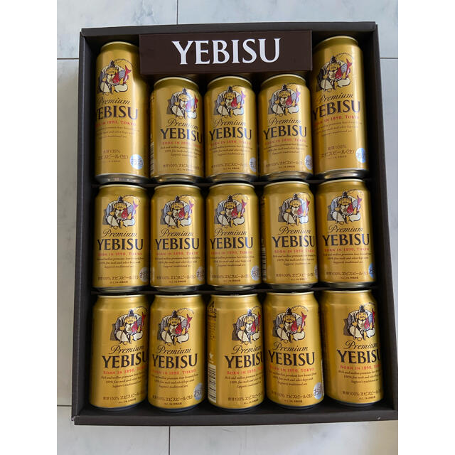 EVISU(エビス)のエビスビール15缶 食品/飲料/酒の酒(ビール)の商品写真