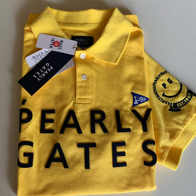 PEARLY GATES men'sニコちゃんポロシャツ