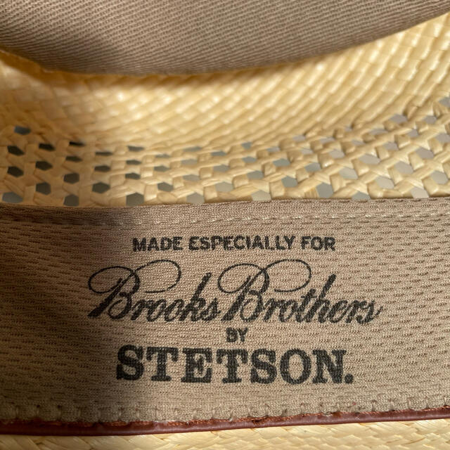 Brooks Brothers(ブルックスブラザース)のStetson Brooks Brothers ストローハット パナマハット メンズの帽子(ハット)の商品写真