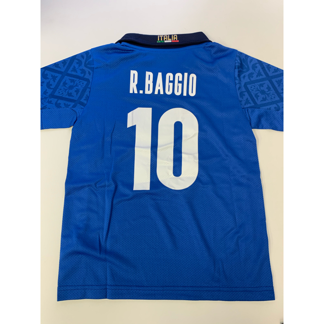 160cmイタリア代表 バッジョ 子供サッカーユニフォームの通販 by 160cmイタリア代表 バッジョ 子供サッカーユニフォームの通販 by