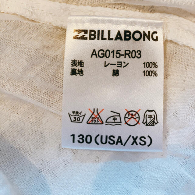 billabong(ビラボン)のbillabong ビラボン チュニック  130 キッズ 花柄 サーフィン キッズ/ベビー/マタニティのキッズ服女の子用(90cm~)(Tシャツ/カットソー)の商品写真