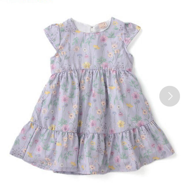 petit main(プティマイン)のpetit main ボタニカルワンピース130 キッズ/ベビー/マタニティのキッズ服女の子用(90cm~)(ワンピース)の商品写真