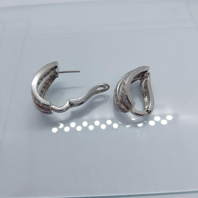 特売セール ダイヤ シェル ピアス イヤリング K18 ジュウル(神楽坂 ...