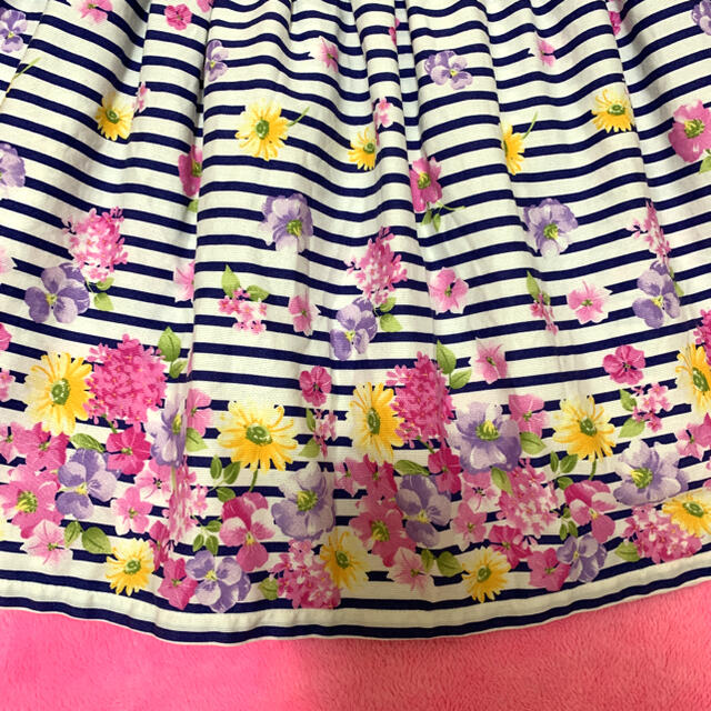 motherways(マザウェイズ)の花柄ワンピース130cm マザウェイズ キッズ/ベビー/マタニティのキッズ服女の子用(90cm~)(ワンピース)の商品写真