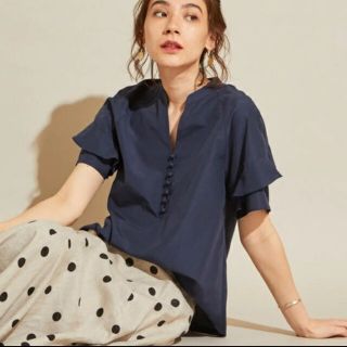 ビューティアンドユースユナイテッドアローズ(BEAUTY&YOUTH UNITED ARROWS)のビューティ＆ユース ユナイテッドアローズ スキッパーブラウス(シャツ/ブラウス(半袖/袖なし))