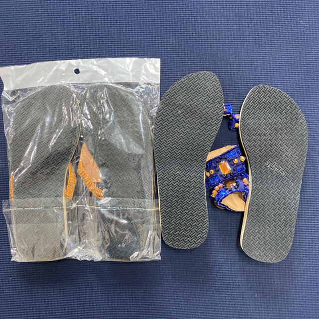 アジアンテイストサンダル　2足セット レディースの靴/シューズ(サンダル)の商品写真