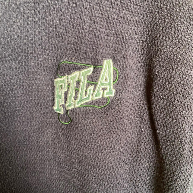 FILA(フィラ)の90s FILA used tee vネック　スポーティ　胸ロゴ　サーマル メンズのトップス(Tシャツ/カットソー(半袖/袖なし))の商品写真