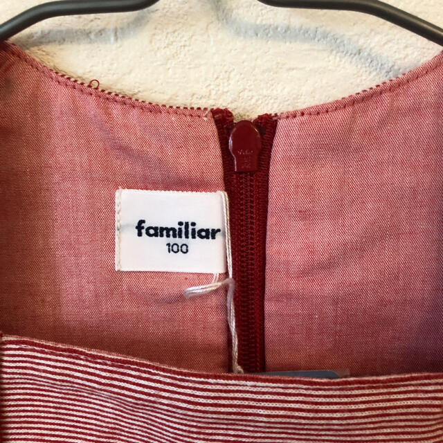 familiar(ファミリア)のfamiliar ファミリア　ジャンパースカート、ワンピースもつけて。 キッズ/ベビー/マタニティのキッズ服女の子用(90cm~)(ワンピース)の商品写真