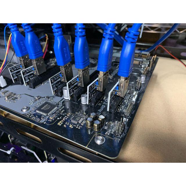 12点 新品 PCI-Eライザーカード (x1 to x16)マイニング用 7