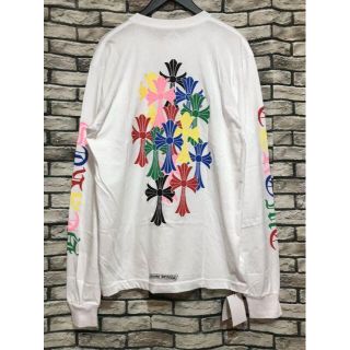 クロムハーツ(Chrome Hearts)のCHROME HEARTSクロムハーツ★マルチカラーセメタリークロスカットソー(Tシャツ/カットソー(七分/長袖))