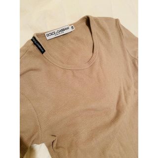 ドルチェアンドガッバーナ(DOLCE&GABBANA)のドルチェアンドガッバーナ☆DOLCE&GABBANA リブTシャツ レディース(Tシャツ(半袖/袖なし))