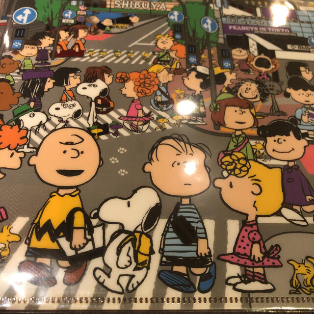 SNOOPY 渋谷限定 レア クリアファイル スヌーピー 限定グッズの SNOOPY 渋谷限定 レア クリアファイル スヌーピー 限定グッズの