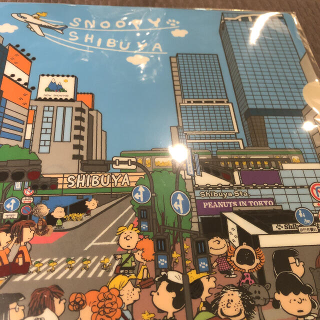 SNOOPY 渋谷限定 レア クリアファイル スヌーピー 限定グッズの SNOOPY 渋谷限定 レア クリアファイル スヌーピー 限定グッズの