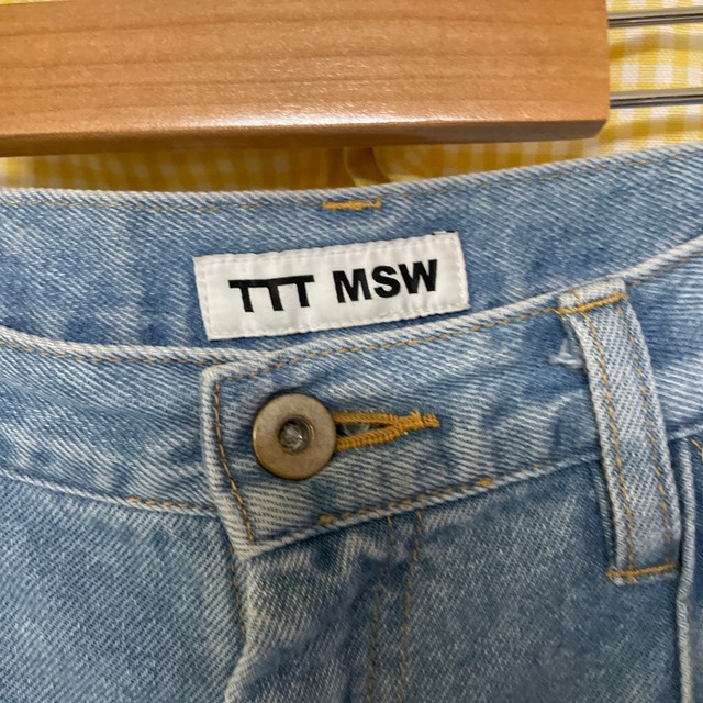 TTT_MSW 21ss デニムパンツ メンズのパンツ(デニム/ジーンズ)の商品写真