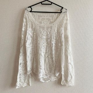 エイチアンドエム(H&M)のH&M forever21  ZARA 総レーストップス　ブラウス(カットソー(長袖/七分))