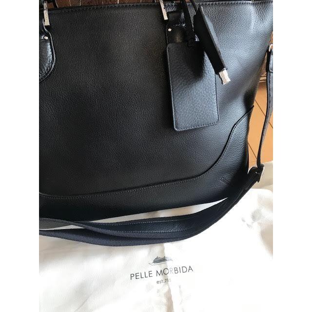 PELLE MORBIDA(ペッレ モルビダ)のPELLE MORBIDA レザー 2way トートバッグ ショルダーバッグ メンズのバッグ(トートバッグ)の商品写真