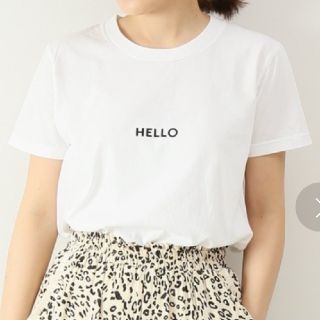 スピックアンドスパン(Spick & Span)のSpick and Span upper hights HELLO Tシャツ(Tシャツ(半袖/袖なし))