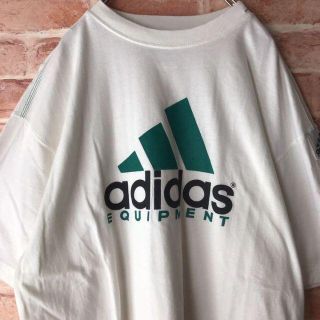 アディダス(adidas)のUS古着adidas アディダス☆エキップメントビッグロゴTシャツ90s(Tシャツ/カットソー(半袖/袖なし))