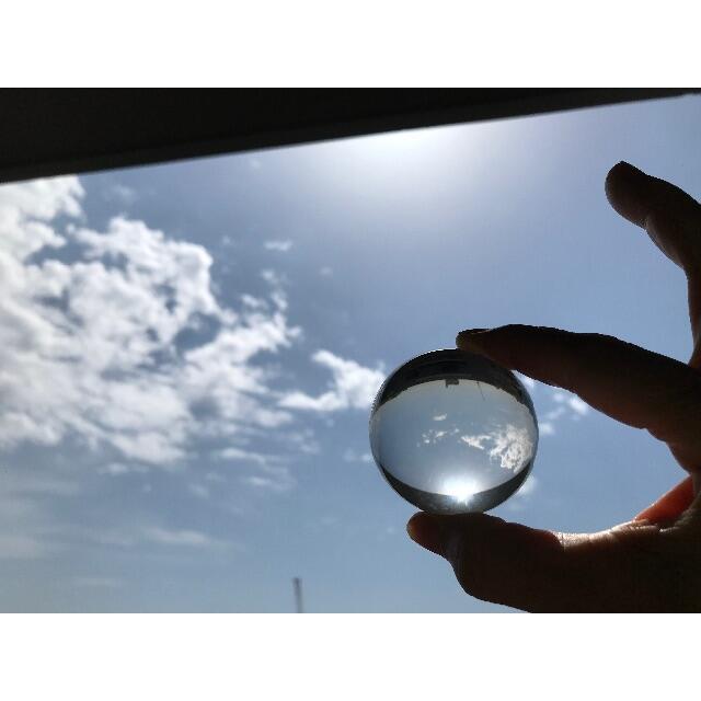上質　水晶玉　水晶球　天然水晶　クリスタルボール　開運　27mm