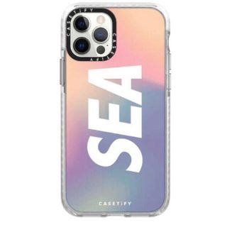 アイフォーン(iPhone)のcasetify wind and sea iPhone12/12proケース②(iPhoneケース)