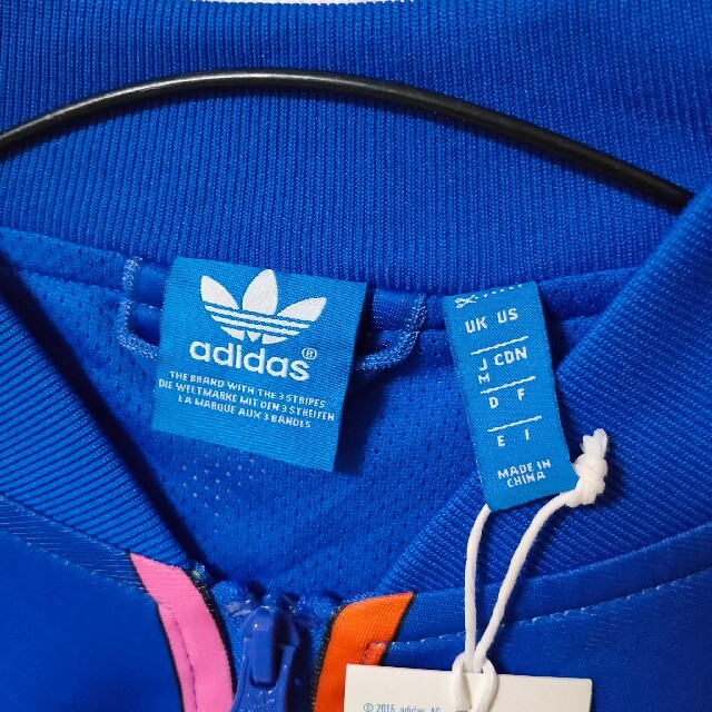 adidas(アディダス)の新品タグ付き adidas ジャージ トラックトップ ファーム オウム ブルー レディースのジャケット/アウター(ブルゾン)の商品写真