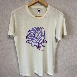 ハリウッドランチマーケット(HOLLYWOOD RANCH MARKET)のハリウッドランチマーケット　Tシャツ　M 花柄(Tシャツ/カットソー(半袖/袖なし))