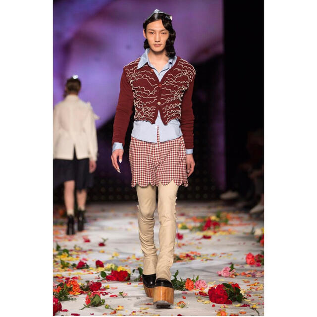 お歳暮 ドライバーズニット20ss Charles loverboy Jeffrey HOMME