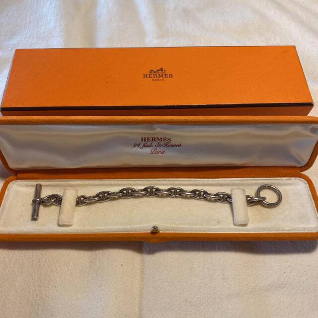 HERMES ヴィンテージ　シェーヌダンクルPM ブレスレット　マルジェラ期