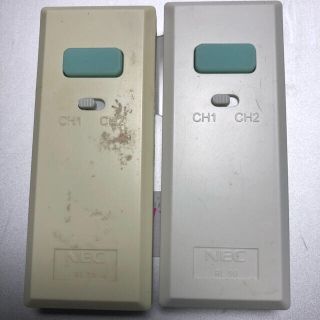 エヌイーシー(NEC)のNEC シーリングライト用リモコン　2個セット(天井照明)