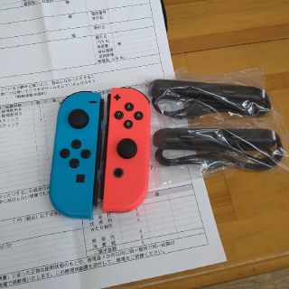 ニンテンドースイッチ(Nintendo Switch)の美品　ジョイコン　保証あり　メンテナンス済み^_^(家庭用ゲーム機本体)