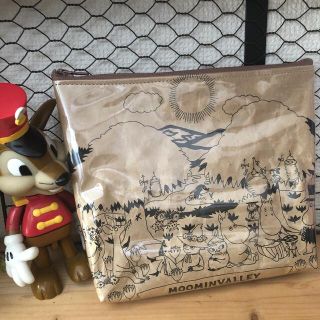 ハンドメイド　ムーミンバレーパーク　ショッパーポーチ(ポーチ)