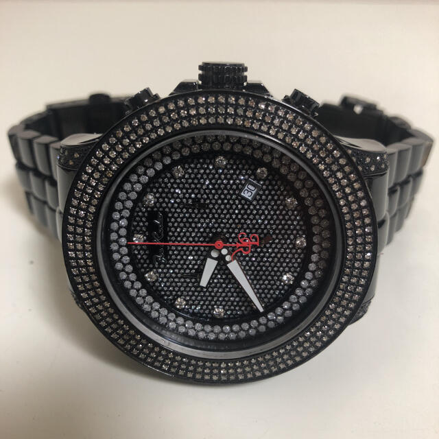AVALANCHE(アヴァランチ)のジョーロデオ  パイロット  クロノグラフ ダイヤモンドウォッチ  腕時計 美品 メンズの時計(腕時計(アナログ))の商品写真
