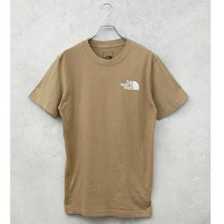 ザノースフェイス(THE NORTH FACE)のTHE NORTH FACE ボックスロゴハーフドームプリントTシャツ 【タン】(Tシャツ/カットソー(半袖/袖なし))